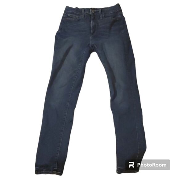 Gap jeans women's size 0 size 25R blue true skinny demin jeans size 0 / … - Picture 5 of 12